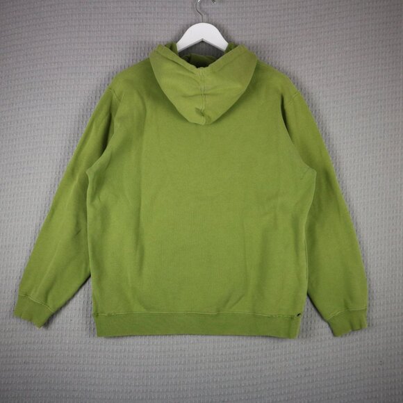 Lime Green Y2K DC Hoodie Vintage - Picture 9 of 10